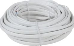 Platt kabel 2 x 0,75 mm² - vit