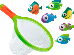 Play Fun - Fiskespel med nät och 6 fiskar