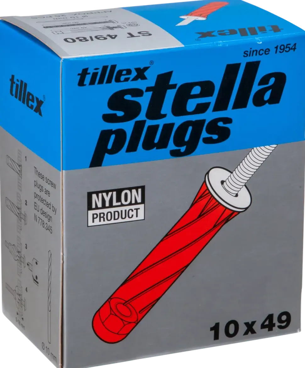Plugg röd pan 5x55mm pkt 25st