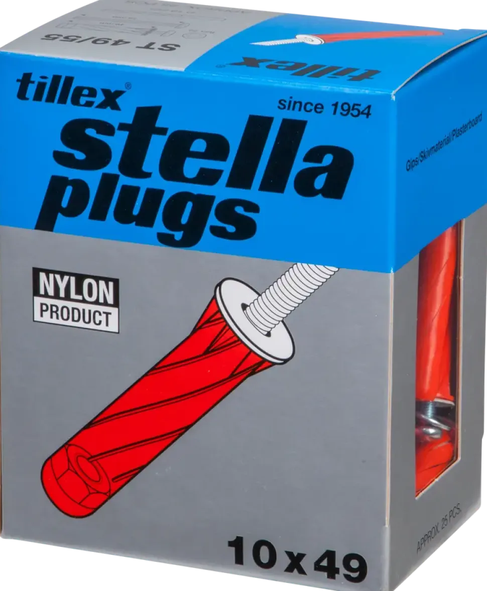 Plugg röd pan 5x55mm pkt 25st