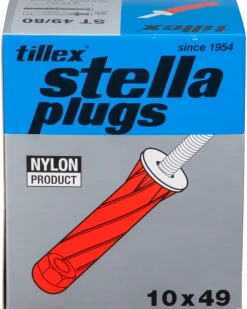 Plugg röd pan 5x80mm pkt 25st
