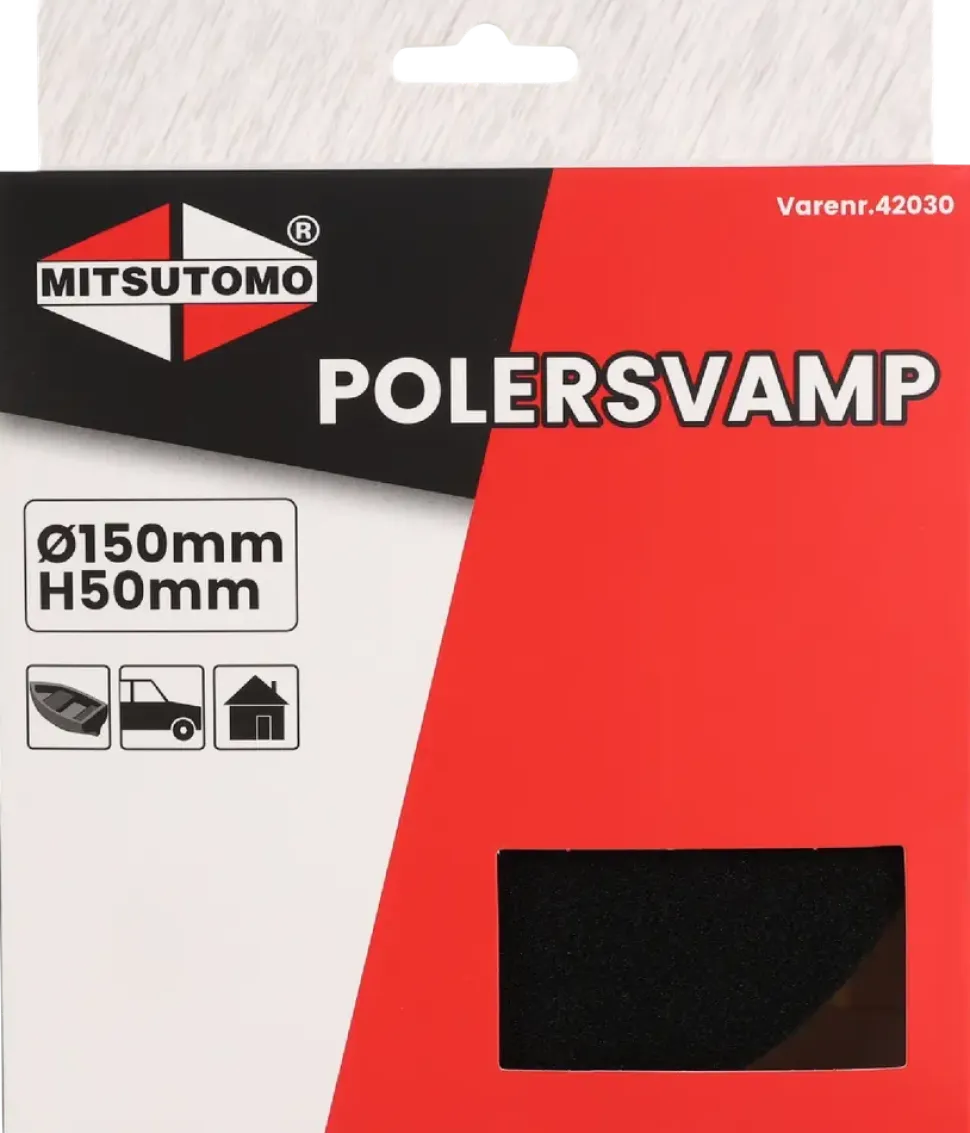 Polersvamp Ø150 mm H. 50 mm