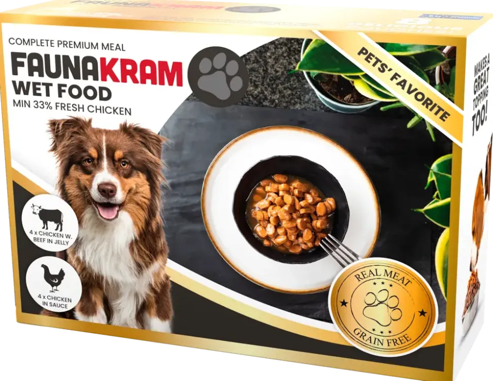 Premium menybox för hundar 8 x 100 g