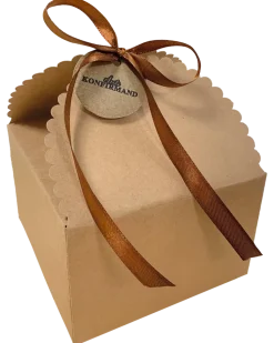Presentförpackning natur 3 st