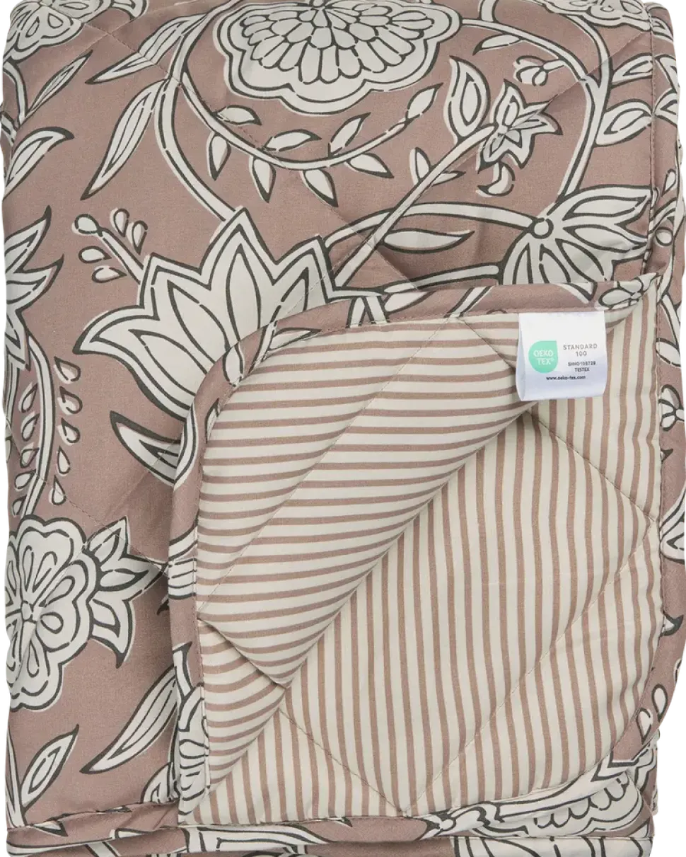 Quiltad pläd 130 x 170 cm - Rosa