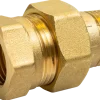 Radiatorkoppling 1/2'' rak - mässing
