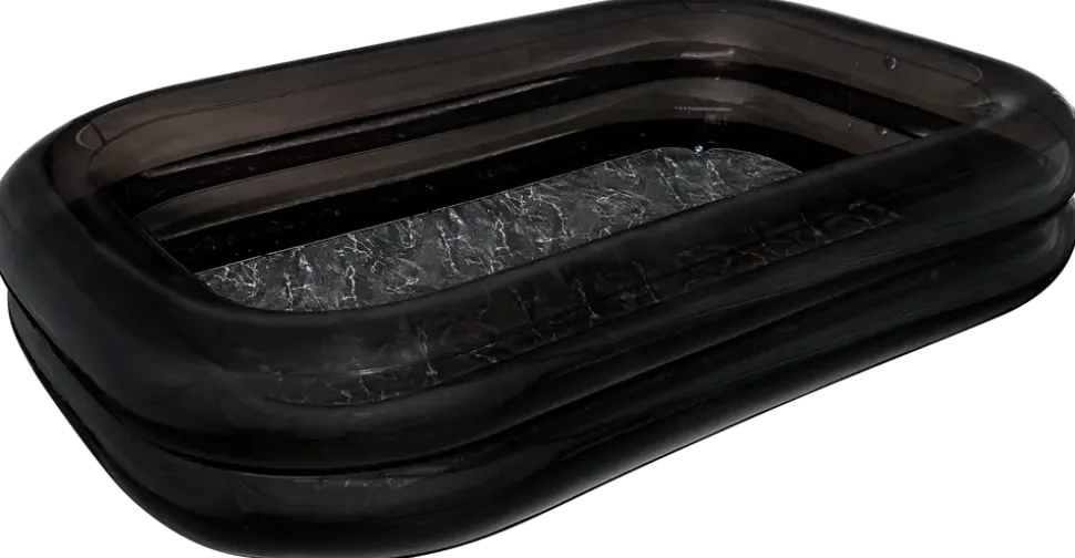 Rektangulär pool, 778 liter – Svart