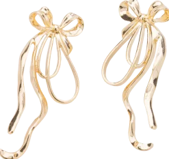 Örhängen med rosett - guld
