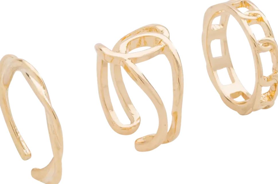 Ring 3 st - guld