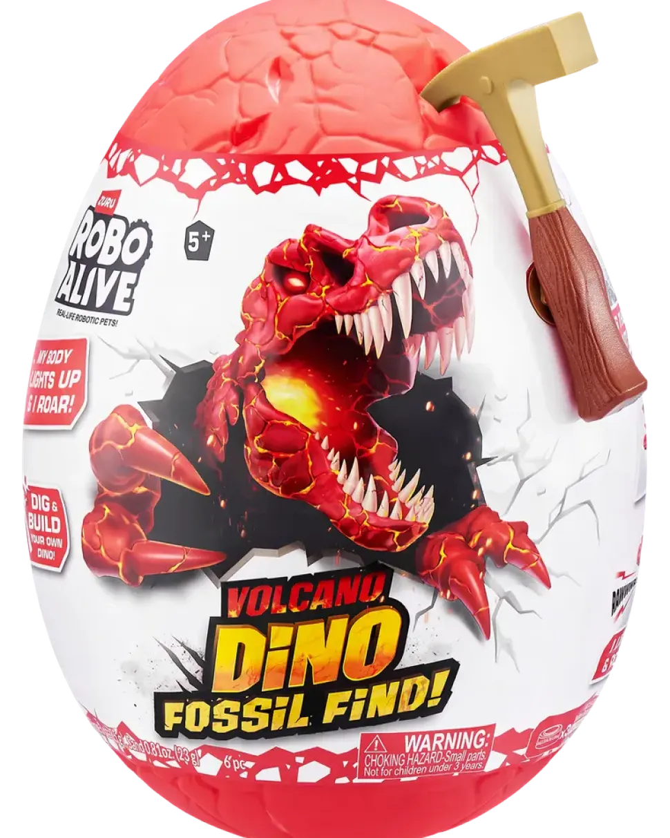 Robo Alive Volcano Dino Fossil Find - olika modeller