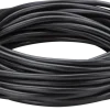 Rund kabel 2 x 0,75 mm² - svart