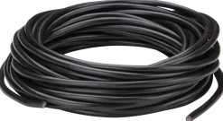 Rund kabel 2 x 0,75 mm² - svart
