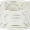 Rund kabel 2 x 0,75 mm² - vit