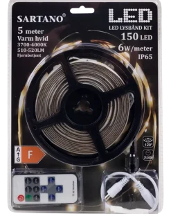 SARTANO LED STRIP VIT 5M IP65