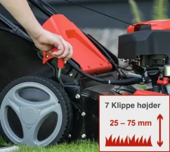 Scheppach bensindriven gräsklippare med el-start