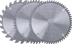 Scheppach cirkelklinga set 210 mm - 3 st