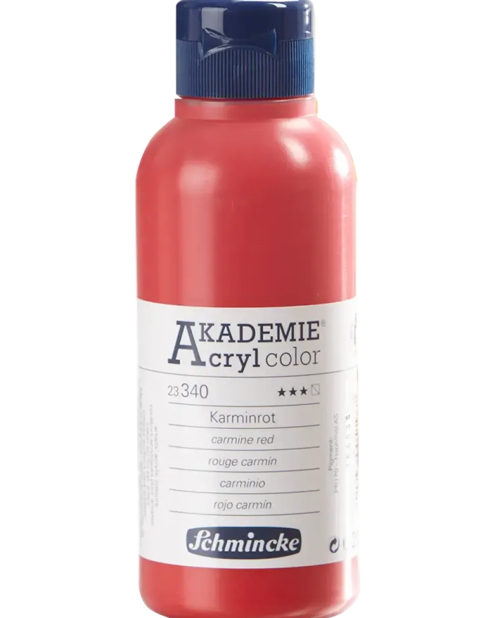 Schmincke Akrylfärg 250 ml Carmine red