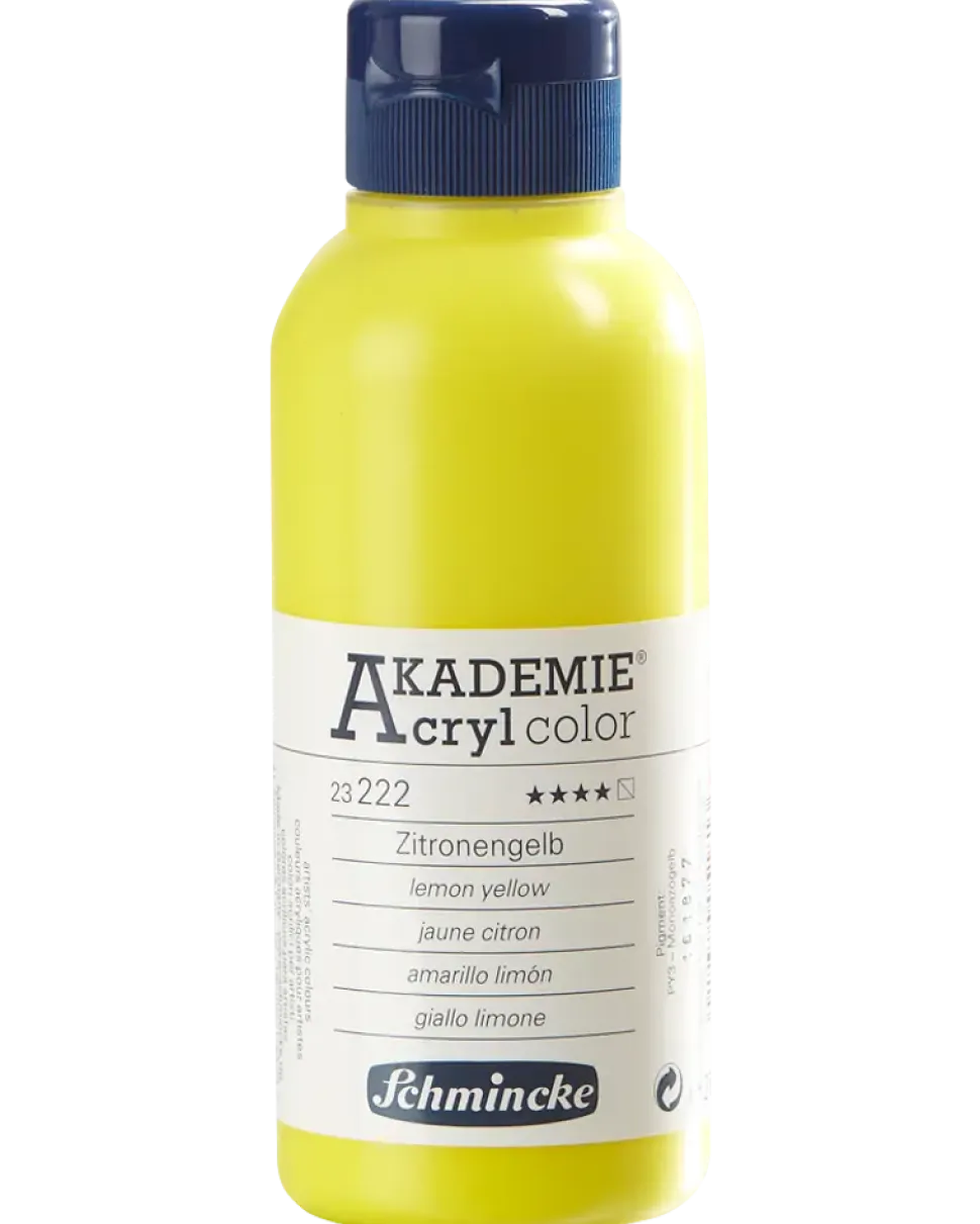 Schmincke Akrylfärg 250 ml Lemon yellow