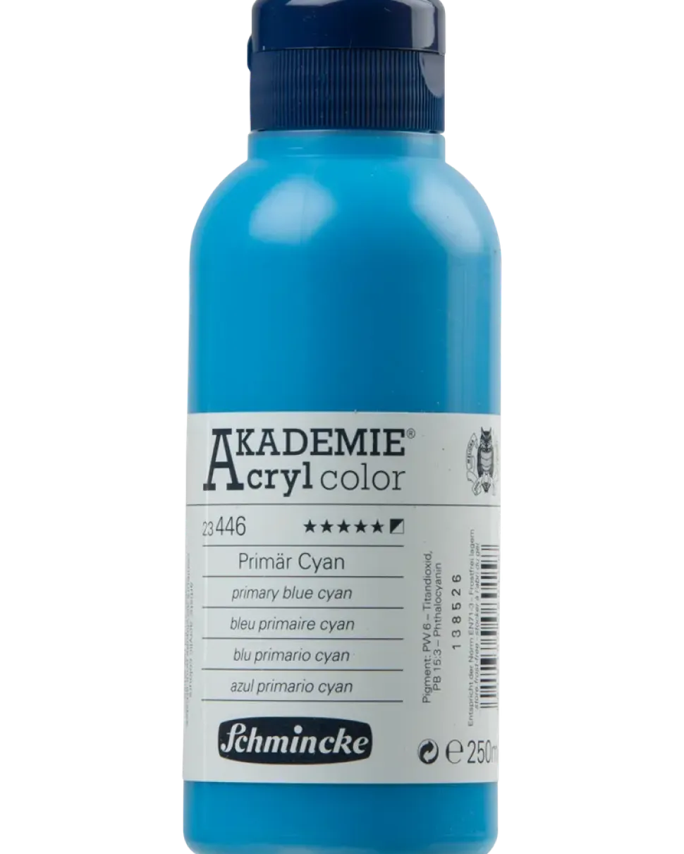 Schmincke Akrylfärg 250 ml Primary blue cyan