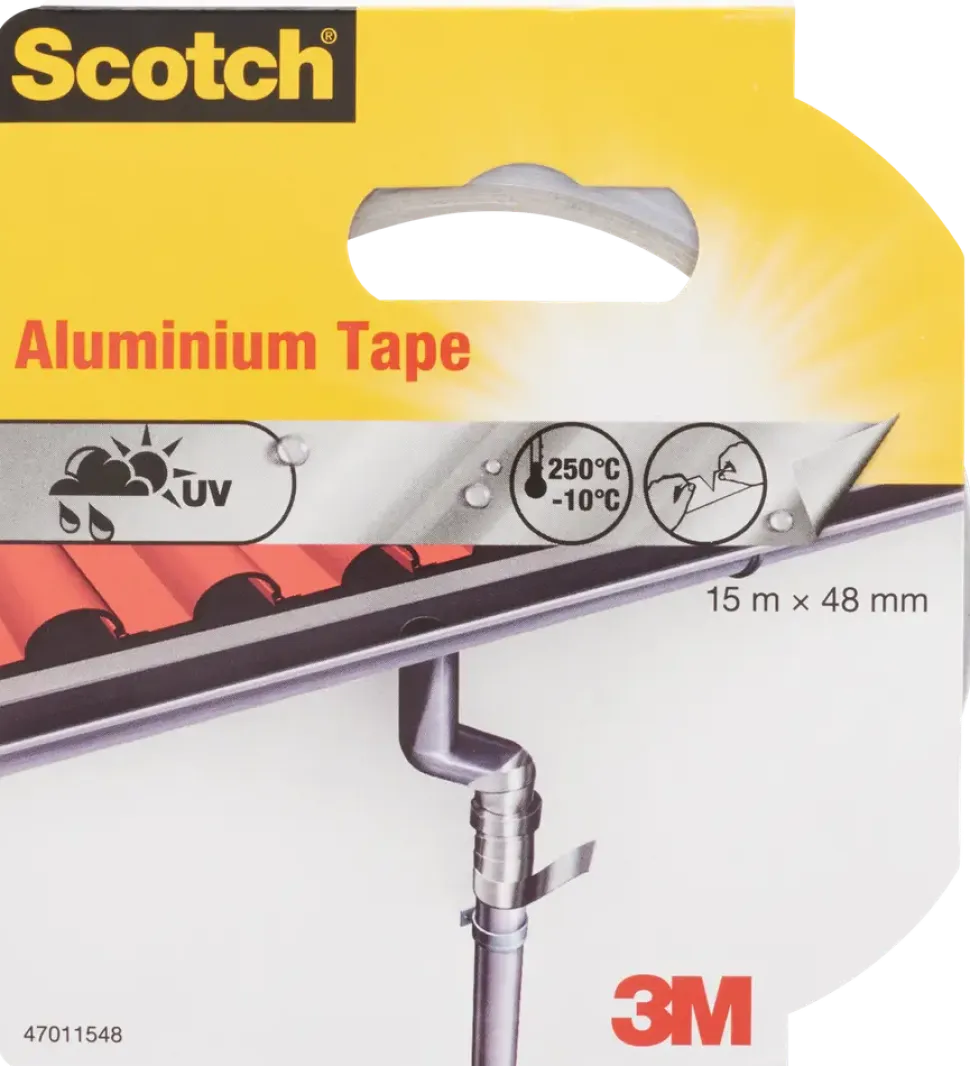 Scotch® Aluminiumtejp - 15 meter x 48 mm