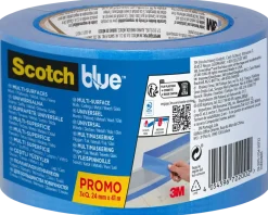 ScotchBlue™ maskeringstejp – 24 mm x 41 meter – 3 rullar