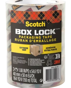 Scotch® Box Lock™ Emballagetejp 48 mm x 50 meter 3-pak