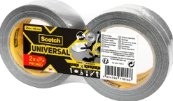 Scotch® Extremium™ Universal Byggtejp - Silver 48 mm x 25 meter 2-pack