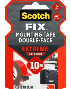 Scotch-FIX™ dubbelhäftande tejp Extreme OUTDOOR 19 mm x 1,8 meter