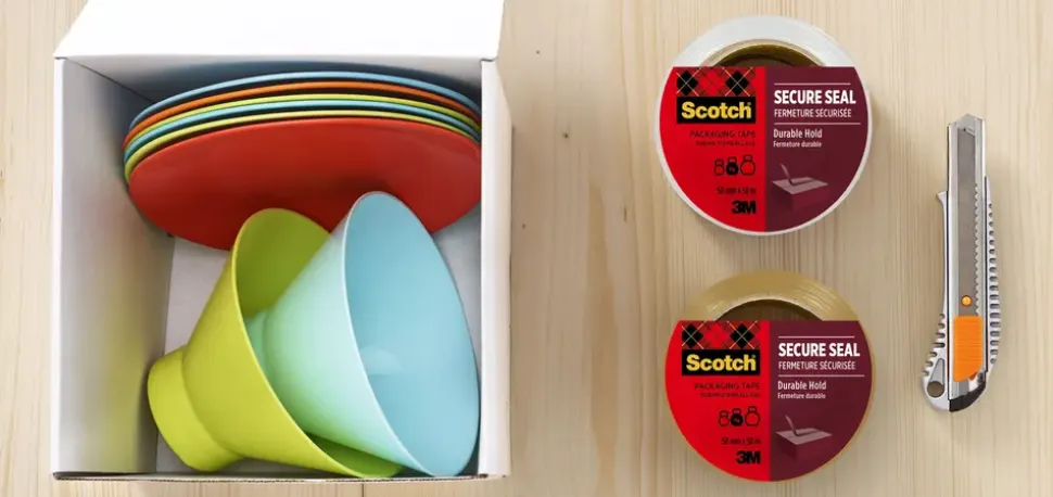 Scotch® Secure Seal Packtejp 50 mm x 50 meter