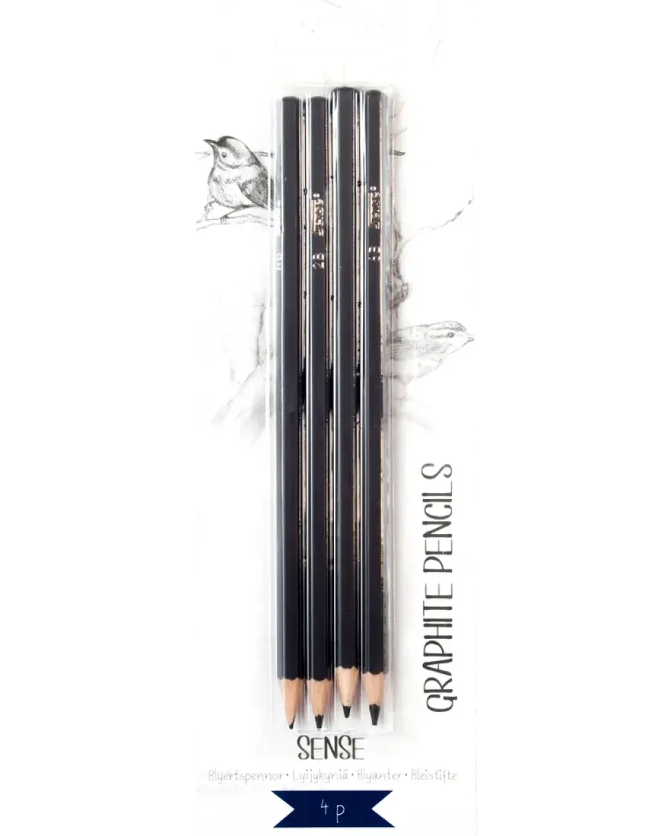 SENSE GRAFITPENNOR 4-PACK