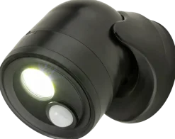 SENSORLAMPA SVART 10 CM