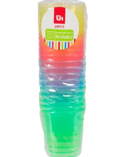 Shotglas återanvändbara 20-pack