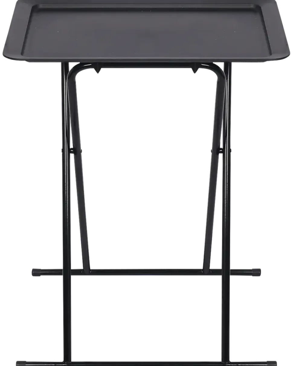 Sidobord fällbart svart