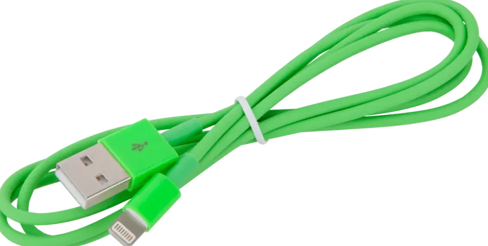 Sinox lightningkabel grön 1 m