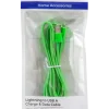Sinox lightningkabel grön 2 m