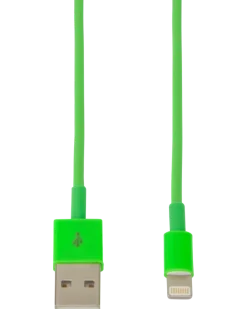 Sinox lightningkabel grön 2 m