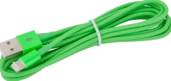 Sinox lightningkabel grön 2 m