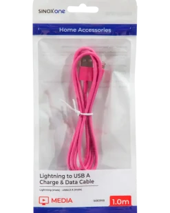 Sinox lightningkabel rosa 1 m