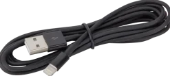 Sinox lightningkabel svart 2 m