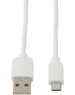 Sinox micro-usbkabel vit 1 m