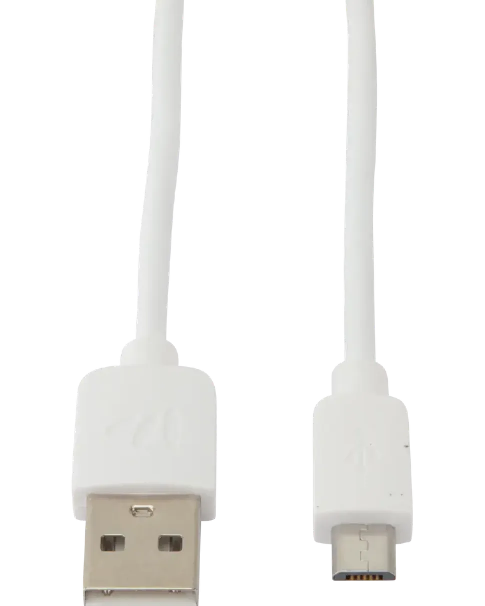 Sinox micro-usbkabel vit 1 m