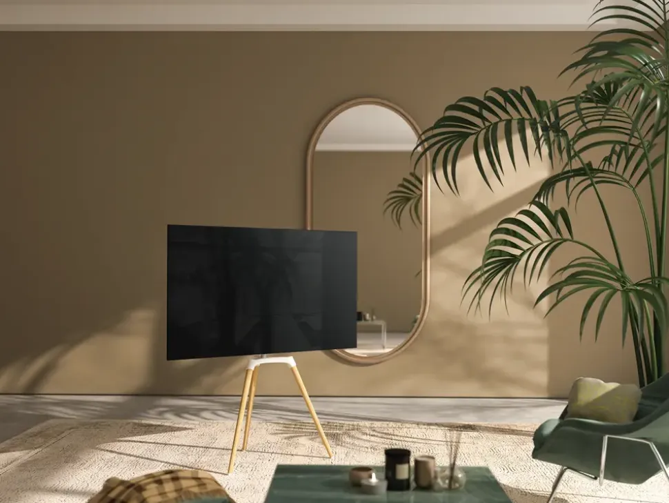 SINOX TV-stativ 50”-65” - bok/vit