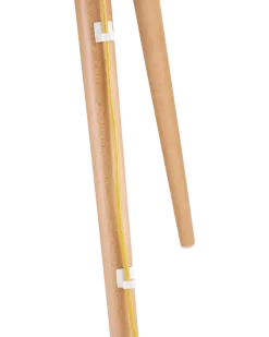 SINOX TV-stativ 50”-65” mörk trä/svart