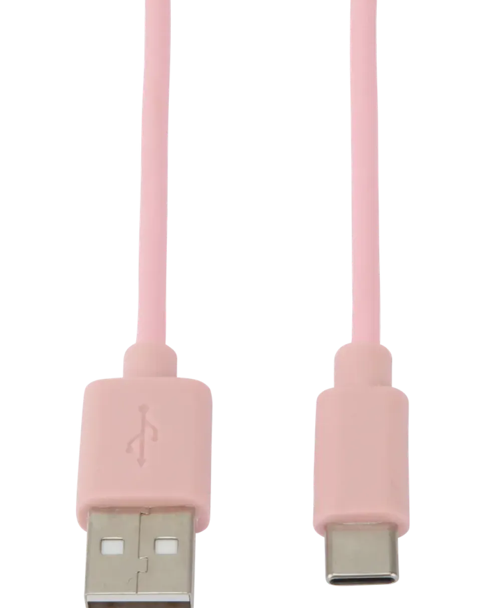 Sinox usb-c kabel rosa 1 m