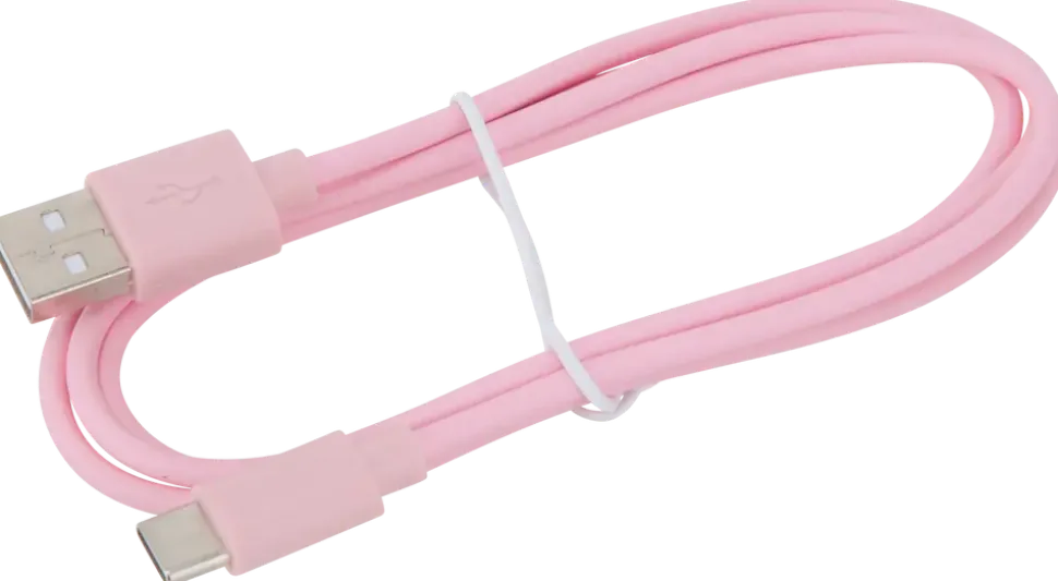 Sinox usb-c kabel rosa 1 m