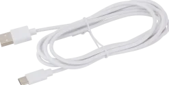Sinox usb-c kabel vit 2 m