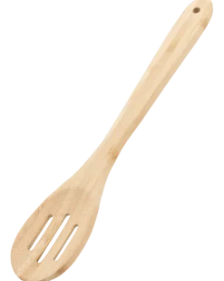 SJÖBO Grytslev i bambu med hål 32 cm