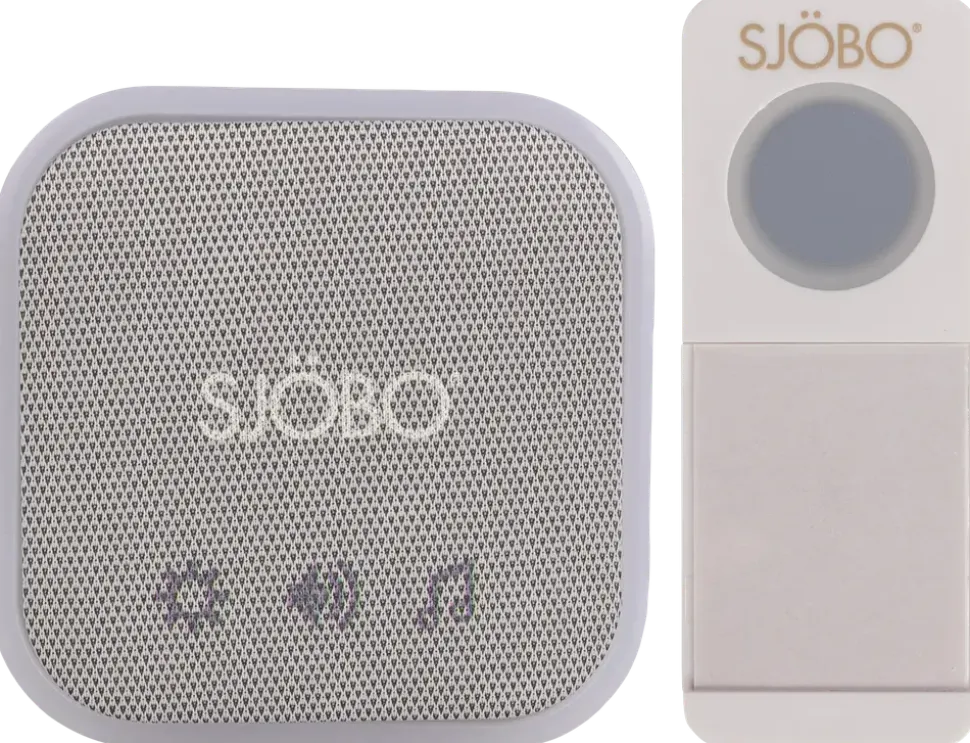 SJÖBO Trådlös dörrklocka med RGB-ljus