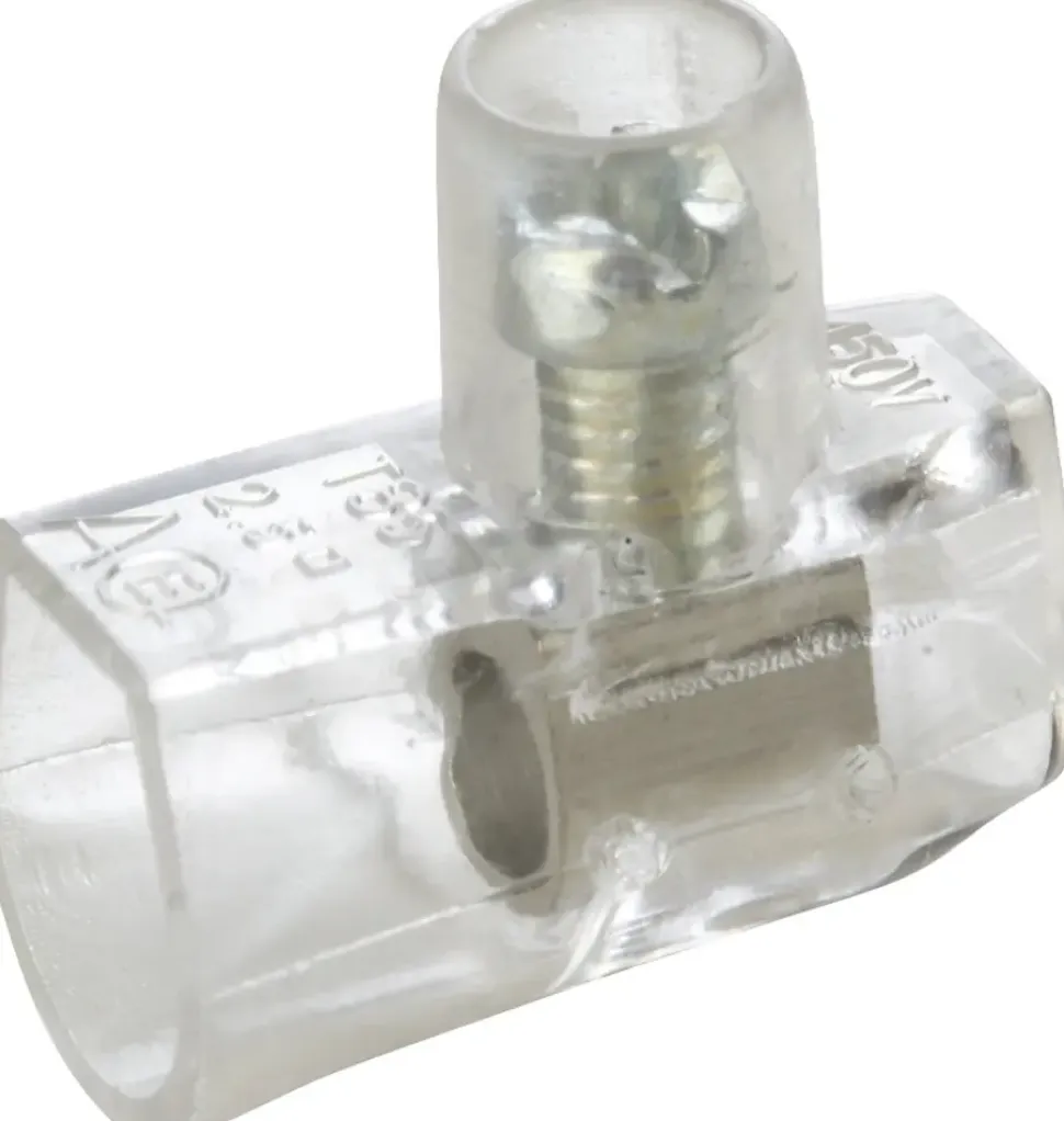 Skarvklämma enkel 2,5 mm² klar 100-pack