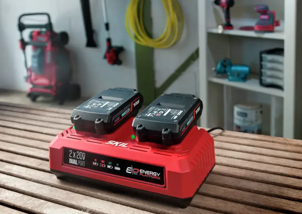 Skil batteriladdare dubbel 20V